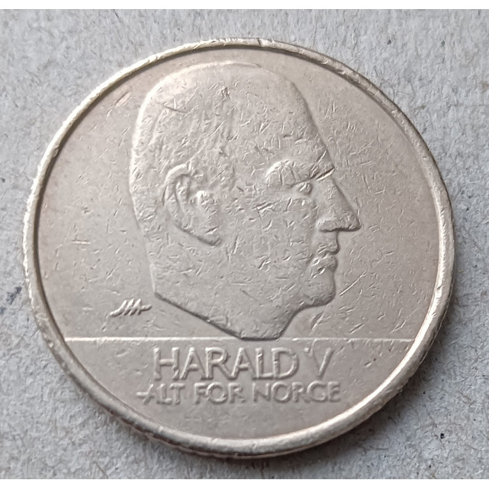 Норвегия 10 Крон 1996 год , Харальд 5