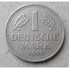 Германия , ФРГ , 1 Марка 1990 год , А