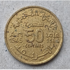 Марокко 50 Сантим 1945 год