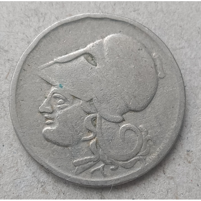 Греция 1 Драхма 1926 год , Богиня Афина