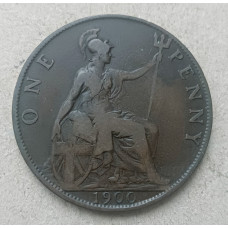 Великобритания 1 Пенни 1900 год , Королева Виктория
