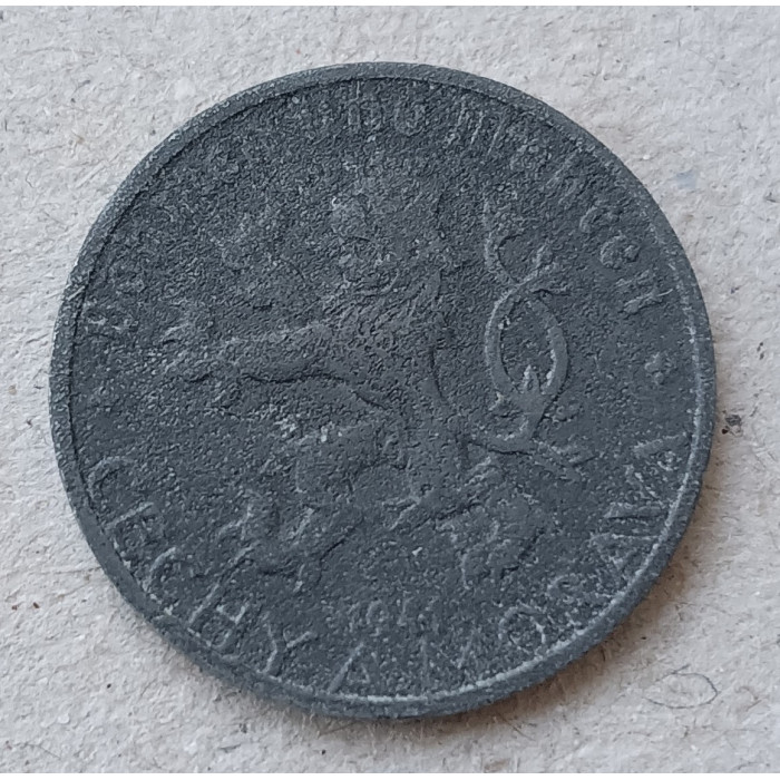 Купить монету Богемия и Моравия 10 Геллеров 1941 год за 384р.