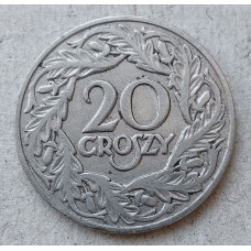 Польша 20 Грошей 1923 год