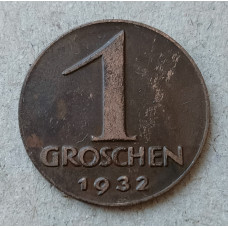 Австрия 1 Грош 1932 год , Орел