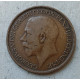 Великобритания 1/2 Пенни 1916 год , Британия , Король Георг 5