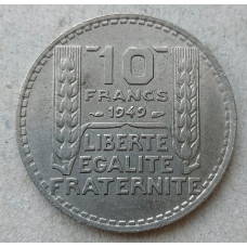 Франция 10 Франков 1949 год 