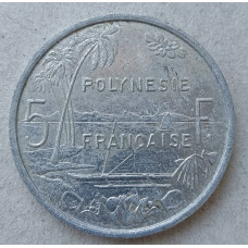 Французская Полинезия 5 Франков 2001 год