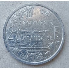 Французская Полинезия 2 Франка 1987 год