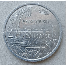 Французская Полинезия 2 Франка 2001 год