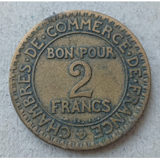 Франция 2 Франка 1923 год , Гермес
