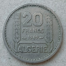 Алжир 20 Франков 1949 год 