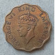 Британская Индия 1 Анна 1943 год , Король Георг 6