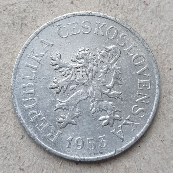 Чехословакия 10 Геллеров 1953 год, Герб