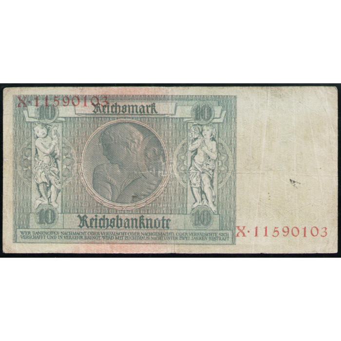 Германия 10 Рейхсмарок 1929 год
