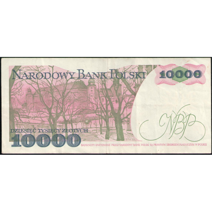 Польша 10000 Злотых 1988 год , Станислав Выспянский , Польский поэт