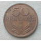 Португалия 50 Сентаво 1973 год