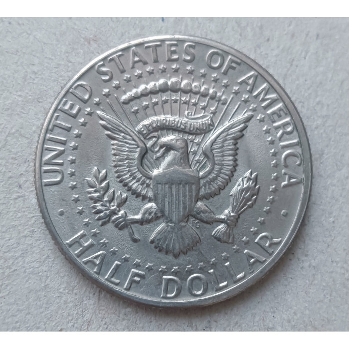 США 1/2 доллара 1971 год , D , Полдоллара , Кеннеди
