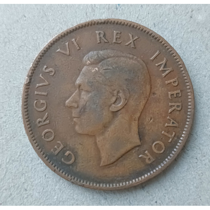 ЮАР 1 Пенни 1942 год , Корабль Дромедарис , Георг 6