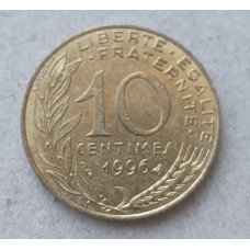 Франция 10 Сентим 1996 год
