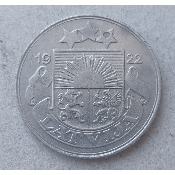 Латвия 50 Сантим 1922 год 
