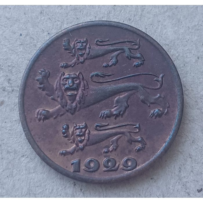 Эстония 1 Сент 1929 год