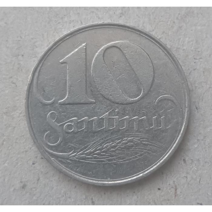 Латвия 10 Сантим 1922 год 
