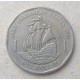 Восточные Карибы 1 Доллар 2004 год , Золотая лань , Военный корабль , Королева Елизавета 2