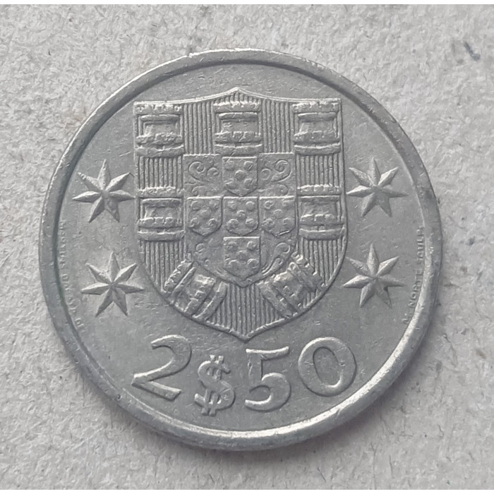 Португалия 2,5 Эскудо 1984 год , Каравелла