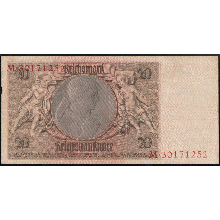 Германия 20 Рейхсмарок 1929 год 