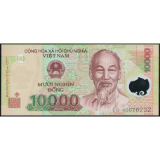 Вьетнам 10000 Донг 2010 год , UNC, Хо Ши Мин , Полимер