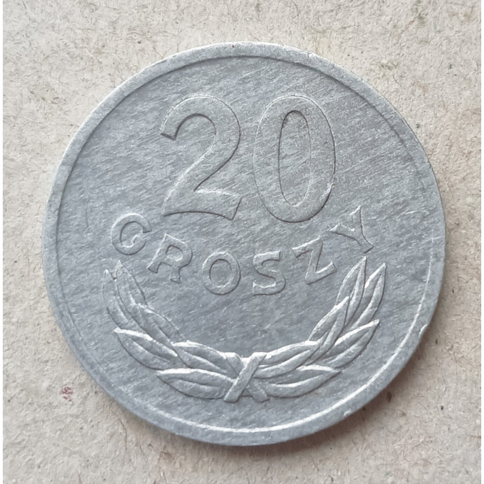 Польша 20 Грошей 1975 год