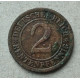 Германия 2 Рентенпфеннига 1923 год , А , Веймарская республика