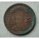 Германия 2 Рентенпфеннига 1923 год , А , Веймарская республика