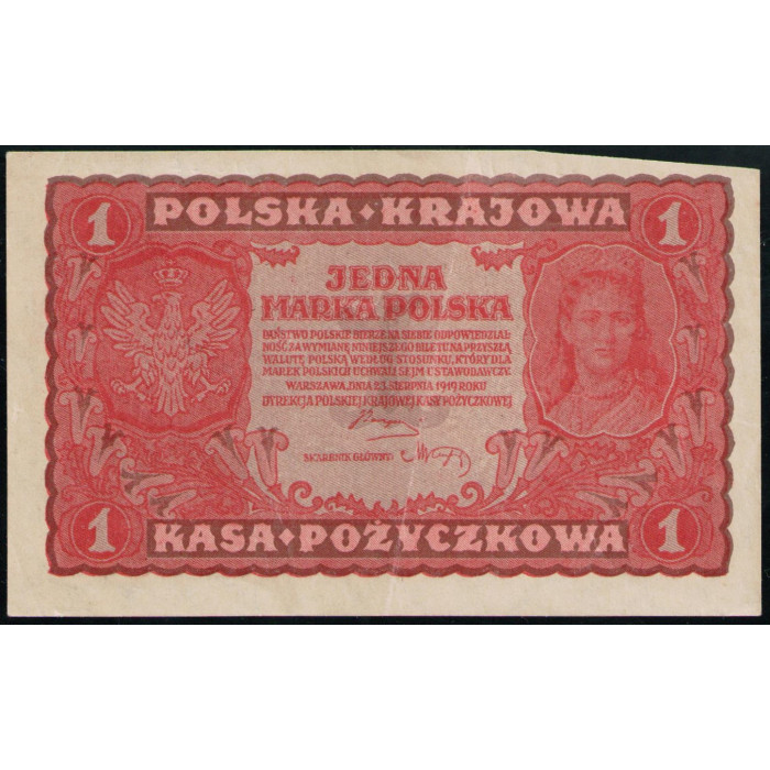 Польша 1 Марка 1919 год