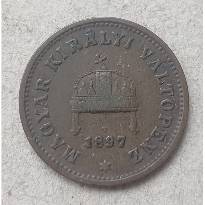 Венгрия 1 Филлер 1897 год