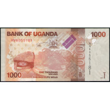 Уганда 1000 Шиллингов 2010 год , UNC , Антилопы 