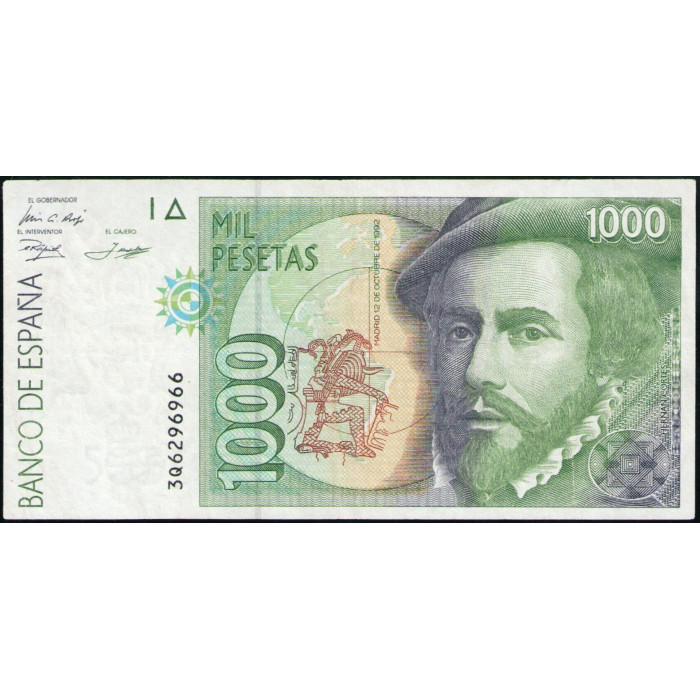 Испания 1000 Песет 1992 год