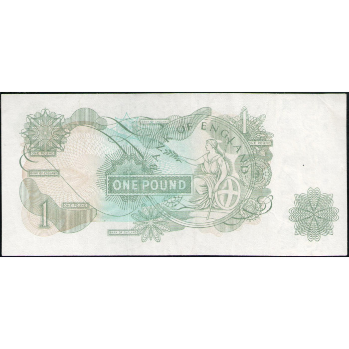Великобритания 1 Фунт 1970 год , VF, Елизавета 2