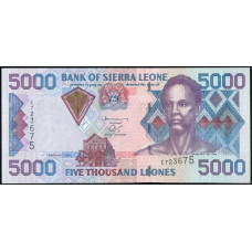 Сьерра Леоне 5000 Леоне 2002 год , UNC