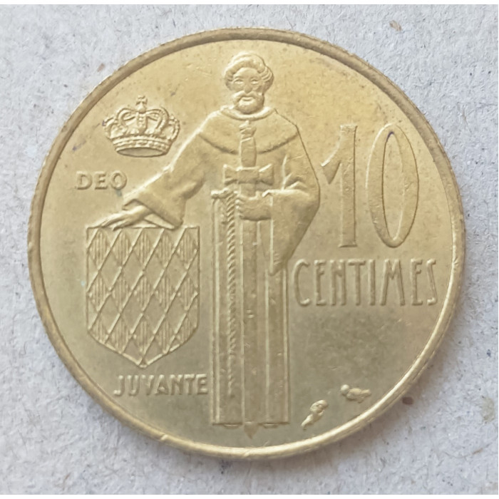 Монако 10 Сентим 1974 год , Принц Ренье III