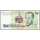 Бразилия 500 Крузейро 1990 год , UNC , Аугусто Руски , Надпечатка