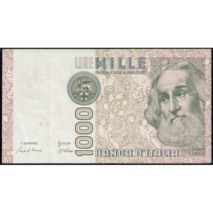 Италия 1000 Лир 1982 год , Марко Поло