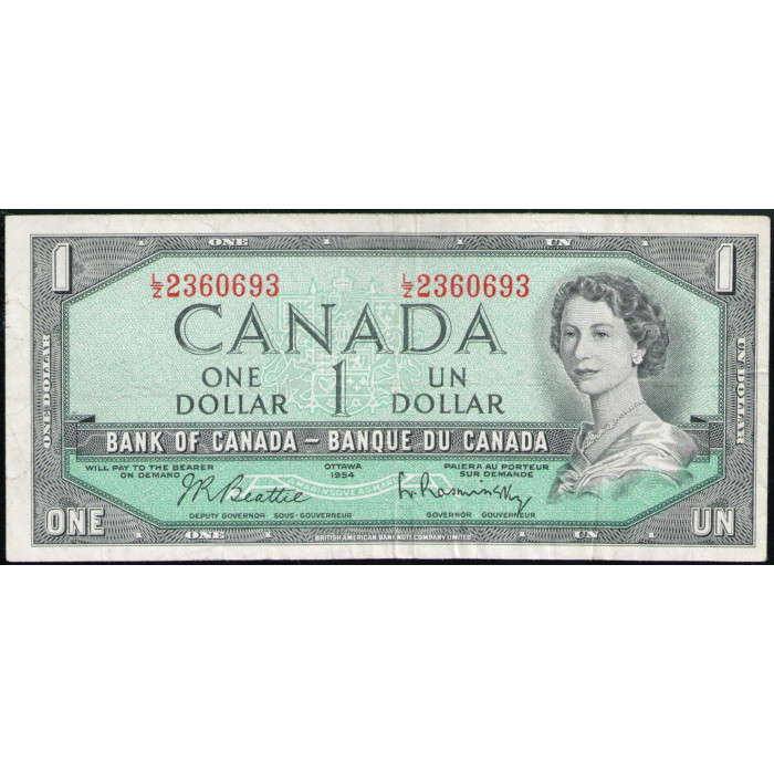 Канада 1 Доллар 1954 год , Королева Елизавета 2