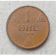 Норвегия 1 Эре 1935 год , Хокон 7