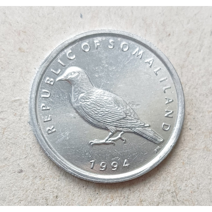 Сомалиленд 1 Шиллинг 1994 год , UNC , Сомалийский голубь