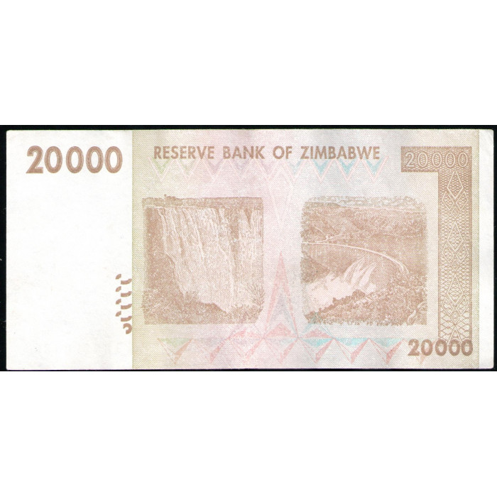 Зимбабве 20000 Долларов 2008 год , Балансирующие скалы Чиремба 