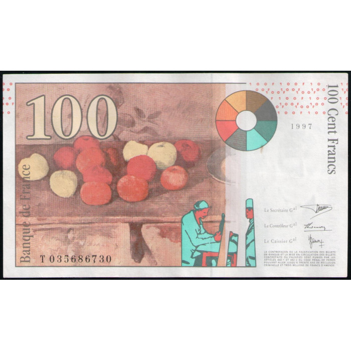 Франция 100 Франков 1997 год