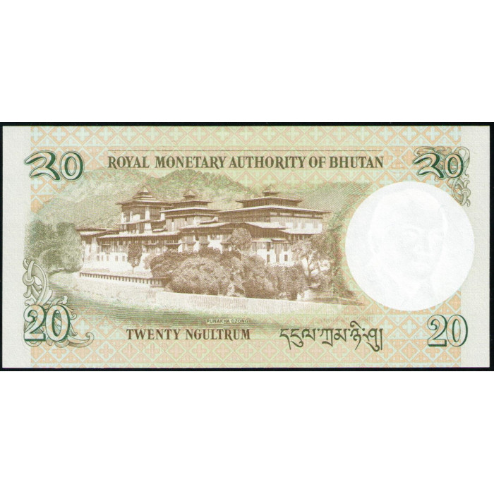 Бутан 20 Нгултрум 2006 год , UNC