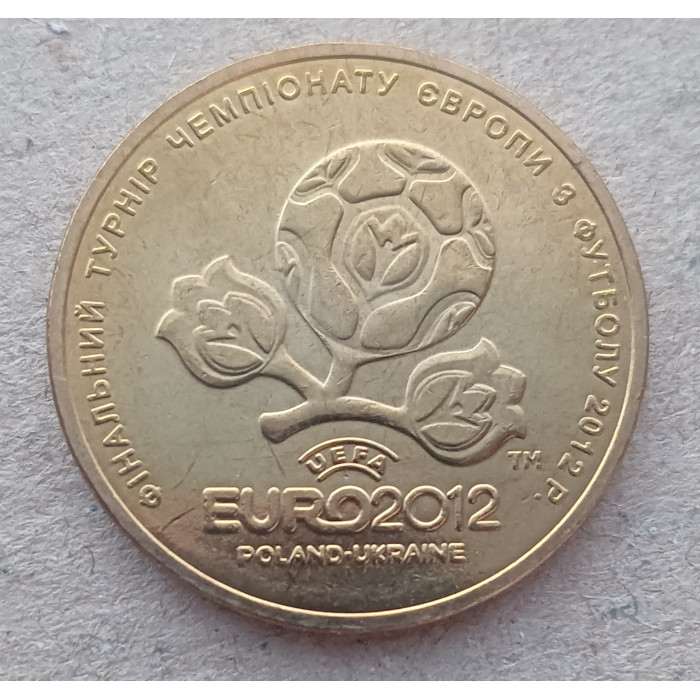 Украина 1 Гривна 2012 год , Чемпионат Европы по футболу 2012 года , Польша-Украина