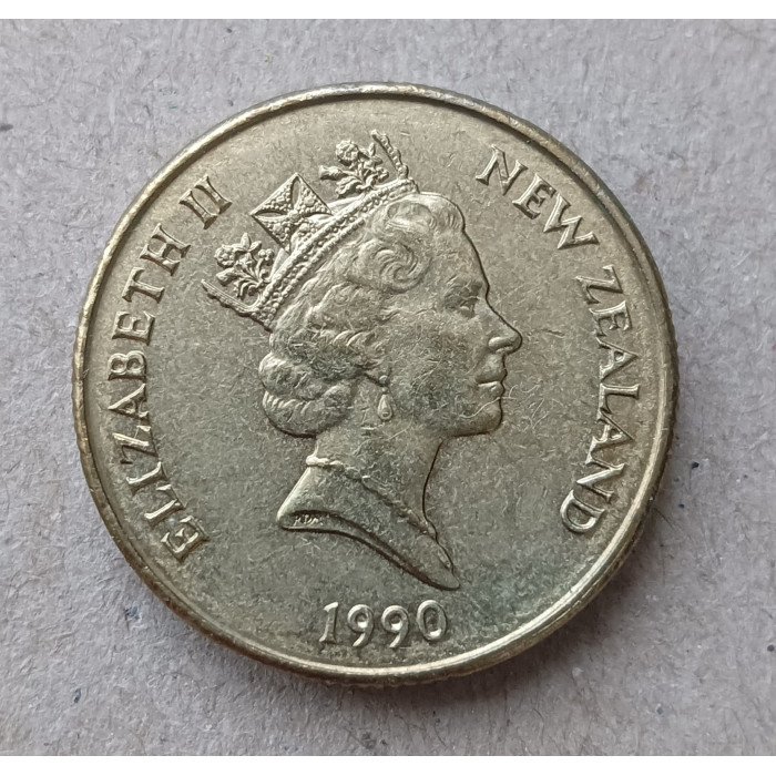 Новая Зеландия 1 Доллар 1990 год , Птица Киви